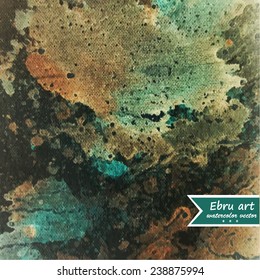 Antique marbled paper.Watercolor multicolored texture background.