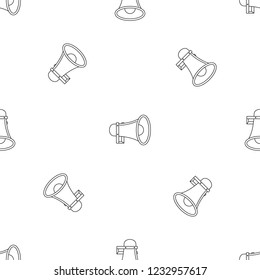 Antique megaphone pattern seamless vector repeat geometric for any web design