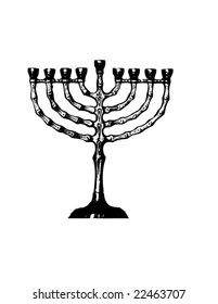 Antique Menorah