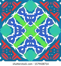 Antique mexican talavera ceramic. Graphic design. Vector seamless pattern poster. Red floral and abstract decor for scrapbooking, smartphone cases, T-shirts, bags or linens.