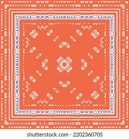 Antique mexican talavera ceramic. Hand drawn design. Vector seamless pattern collage. Red floral and abstract decor for scrapbooking, smartphone cases, T-shirts, bags or linens.
