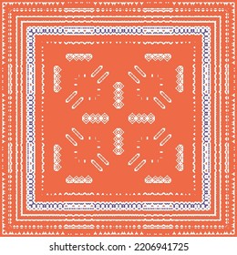 Antique mexican talavera ceramic. Hand drawn design. Vector seamless pattern collage. Red floral and abstract decor for scrapbooking, smartphone cases, T-shirts, bags or linens.