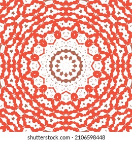 Antique mexican talavera ceramic. Universal design. Vector seamless pattern trellis. Red floral and abstract decor for scrapbooking, smartphone cases, T-shirts, bags or linens.