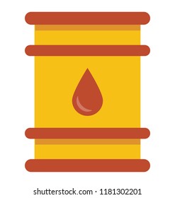 
An antique oil barrel to preserving oil 
