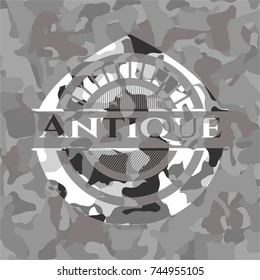 Antique on grey camo texture