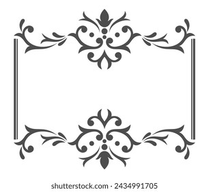 antique ornaments for invitations and decoration