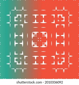 Antique ornate tiles talavera mexico. Vector seamless pattern frame. Universal design. Red ethnic background for T-shirts, scrapbooking, linens, smartphone cases or bags.