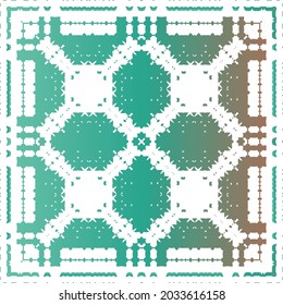 Antique ornate tiles talavera mexico. Vector seamless pattern arabesque. Bathroom design. Red ethnic background for T-shirts, scrapbooking, linens, smartphone cases or bags.