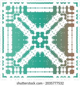 Antique ornate tiles talavera mexico. Vector seamless pattern arabesque. Bathroom design. Red ethnic background for T-shirts, scrapbooking, linens, smartphone cases or bags.