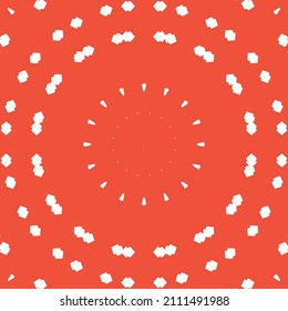 Antique ornate tiles talavera mexico. Vector seamless pattern template. Colored design. Red ethnic background for T-shirts, scrapbooking, linens, smartphone cases or bags.