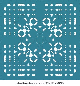 Antique ornate tiles talavera mexico. Minimal design. Vector seamless pattern watercolor. Red ethnic background for T-shirts, scrapbooking, linens, smartphone cases or bags.