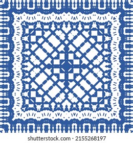 Antique ornate tiles talavera mexico. Vector seamless pattern elements. Bathroom design. Red ethnic background for T-shirts, scrapbooking, linens, smartphone cases or bags.