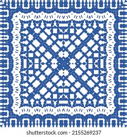 Antique ornate tiles talavera mexico. Vector seamless pattern elements. Bathroom design. ethnic background for T-shirts, scrapbooking, linens, smartphone cases or bags.