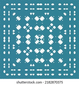 Antique ornate tiles talavera mexico. Minimal design. Vector seamless pattern watercolor. Red ethnic background for T-shirts, scrapbooking, linens, smartphone cases or bags.