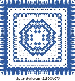 Antique ornate tiles talavera mexico. Vector seamless pattern elements. Bathroom design. Red ethnic background for T-shirts, scrapbooking, linens, smartphone cases or bags.
