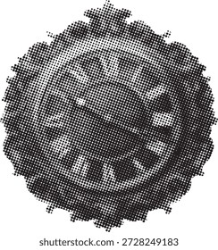 Antiguo reloj de pared adornado muestra números romanos que indican el paso del tiempo en estilo vintage
