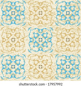 Antique ottoman grungy wallpaper vector design