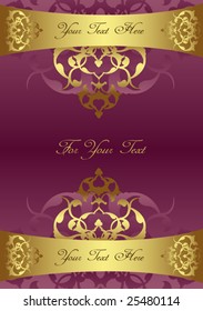 Antique ottoman illustration design