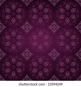 Antique ottoman seamless wallpaper vector design