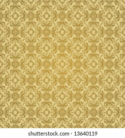 Antique ottoman seamless wallpaper vector design
