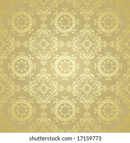 Antique ottoman seamless wallpaper vector design