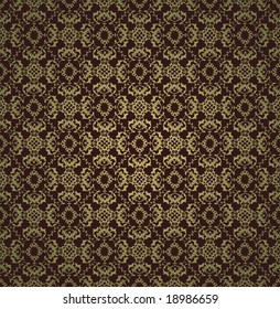 Antique ottoman seamless wallpaper vector design illustration