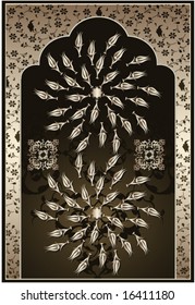 Antique ottoman tile design