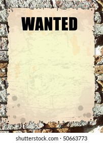  antique page - wanted - vintage wanted poster - more available