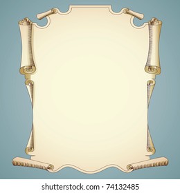 Antique parchment background
