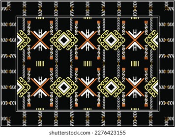 Antique Persian carpet, African Ethnic seamless pattern Scandinavian Persian rug modern African Ethnic Aztec style design for print fabric Carpets, towels, handkerchiefs, scarves rug,