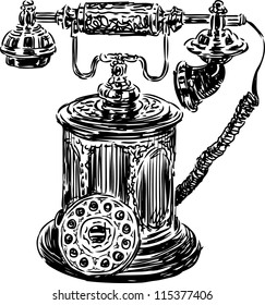 antique phone