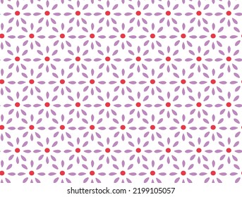 Antique portuguese azulejo pink ceramic. Graphic design. Vector seamless pattern poster. Blue floral and abstract decor for scrapbooking, smartphone cases, T-shirts, bags or linens.