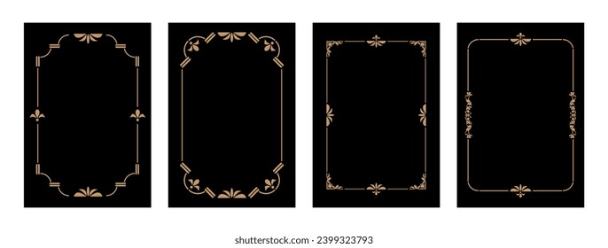 antique and retro frame. Empty card background