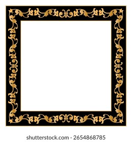 antique and retro frame. Empty card background