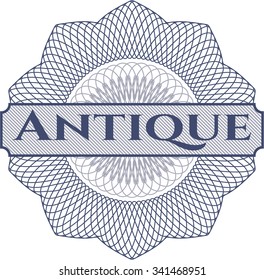 Antique rosette