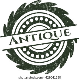Antique with rubber seal texture