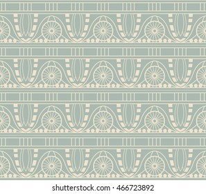 Antique seamless background 427 aboriginal round flower curve square geometry
