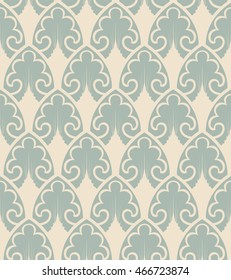 Antique seamless background 438 curve cross vintage nature garden leaf