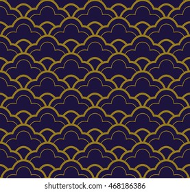 Antique seamless background 467 oriental vintage curve line scale
