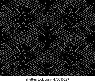 Antique seamless background 489 sawtooth geometry cross line kaleidoscope
