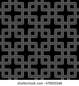 Antique seamless background 498 square cross chain geometry
