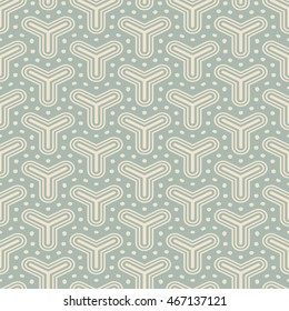 Antique seamless background 503 triangle round dot cross line
