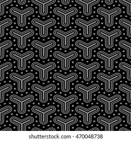 Antique seamless background 503 triangle round dot cross line
