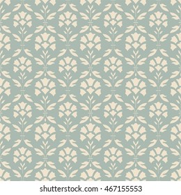 Antique seamless background 522 vintage elegant curve cross leaf flower
