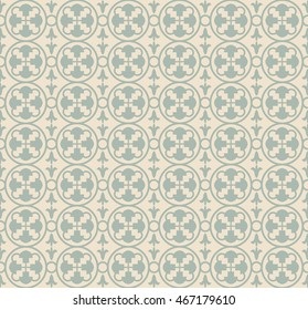 Antique seamless background 560 yellow round geometry cross round curve flower
