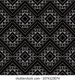 Antique seamless background Check Diamond Spiral Cross Frame Dot Line, Ideal for wallpaper decoration or greeting card design template.