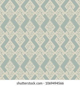 Antique seamless background Check Spiral Cross Tracery Geometry Frame, Ideal for wallpaper decoration or greeting card design template.