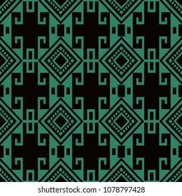 Antique seamless background Check Square Spiral Cross Geometry Frame, Ideal for wallpaper decoration or greeting card design template.