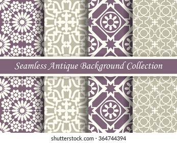 Antique seamless background collection_05
Antique retro abstract pattern set collection can be used for wallpaper, web page background, surface textures.
