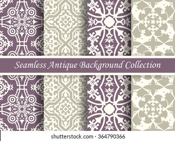 Antique seamless background collection_11
Antique retro abstract pattern set collection can be used for wallpaper, web page background, surface textures.
